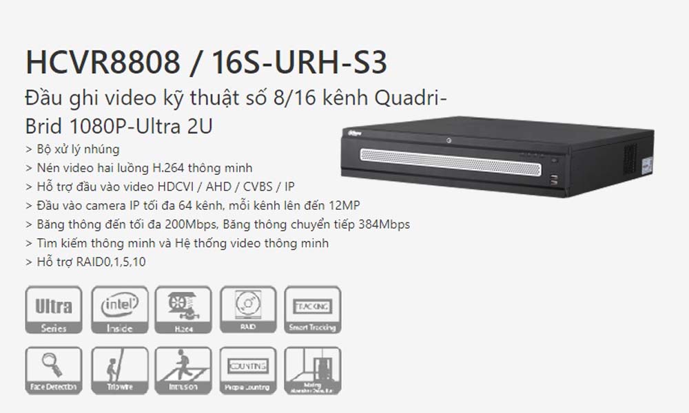Đầu ghi dahua 16 kênh