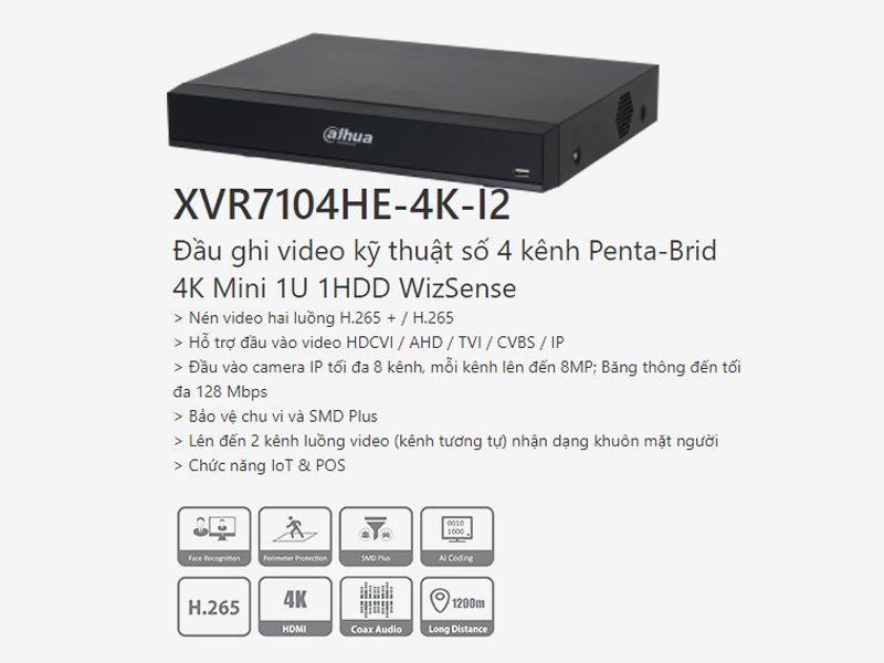 Đầu thu camera dahua