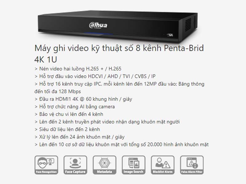 Đầu thu camera dahua