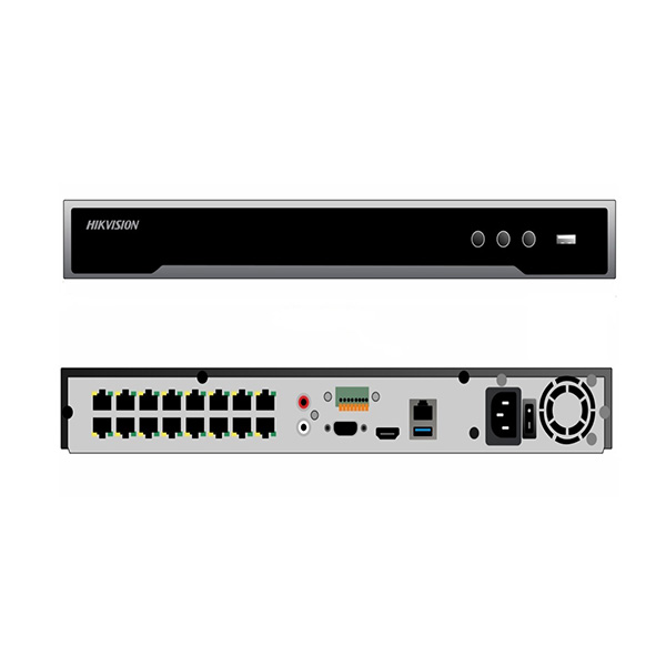 dau ghi hinh camera ip 32 kenh nvr hikvision ds 7632ni k2 h265