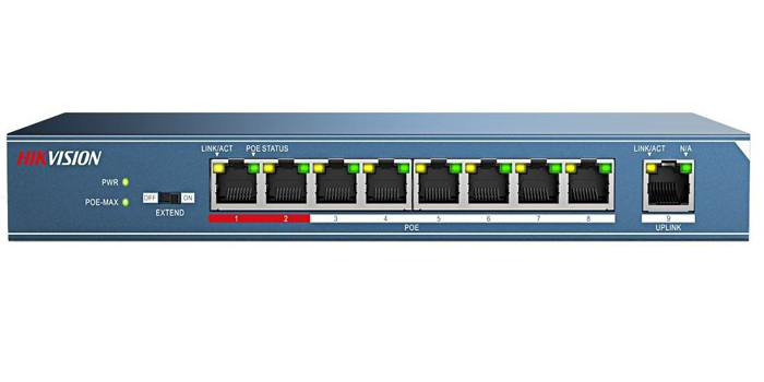 switch poe 8 cong hikvision ds 3e0109p e%201