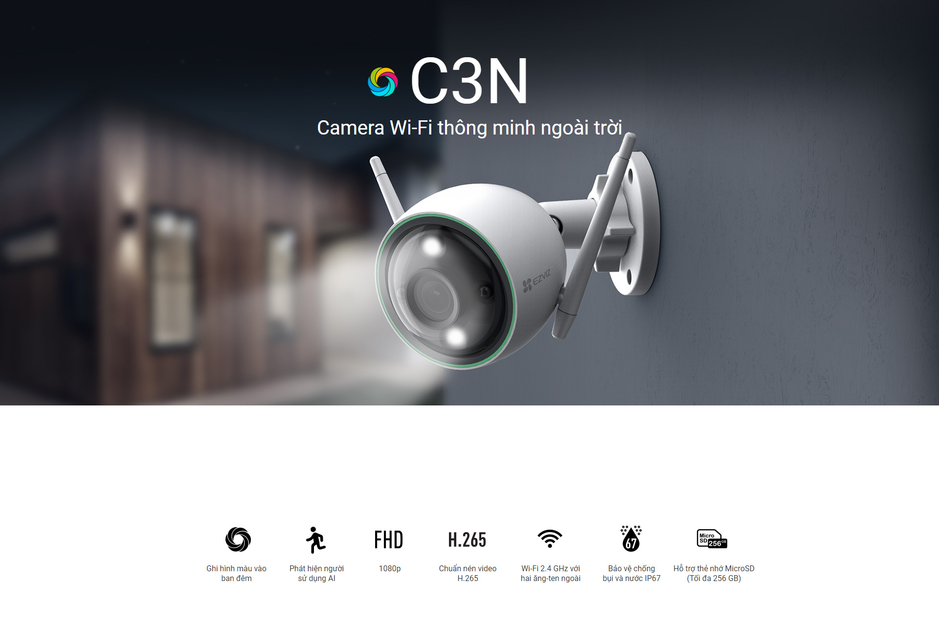 Camera Wifi EZVIZ C3N 3 camera%20c3n%204