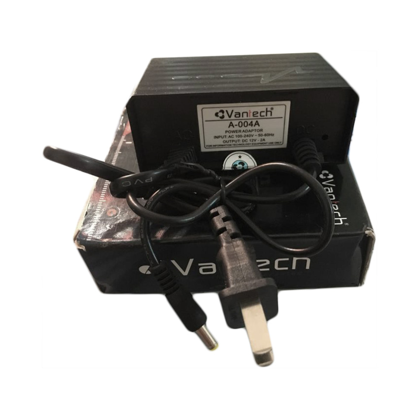 Nguồn camera Vantech PSA-01S/12V-2A 4 nguon vantech psa 01s 12v 2a 2