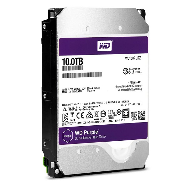 o cung hdd western purple 10tb