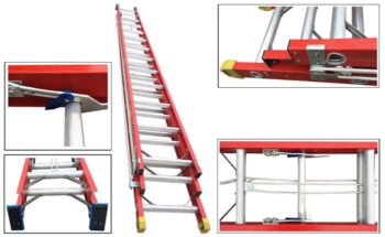 Thang cách điện 2 đoạn Nikawa NKL-60 1 thang cach dien ba doan nikawa nkl 120